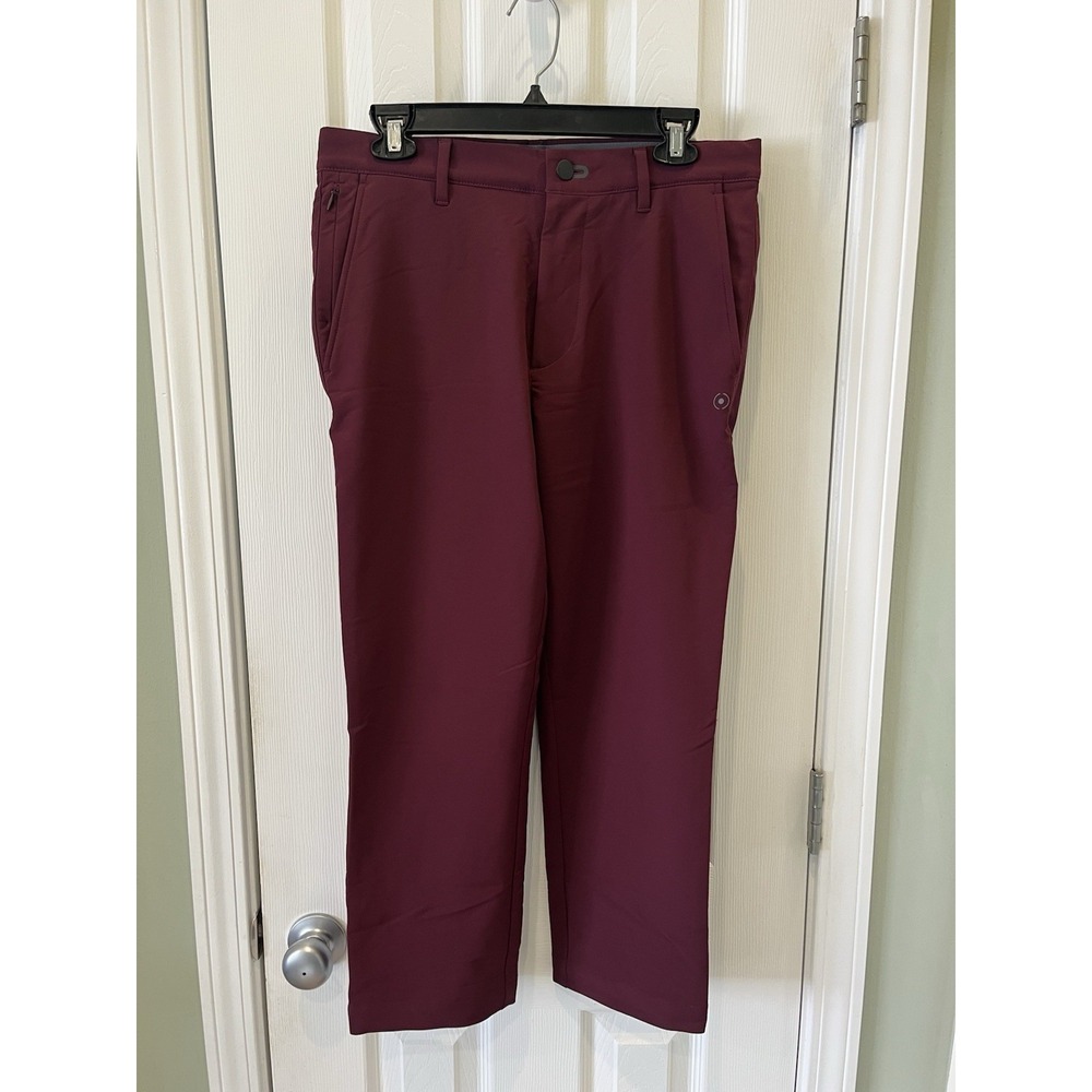 Ping Sensor Warm Thermal Golf Pants Mens‎ Size 32x26 Maroon Performance